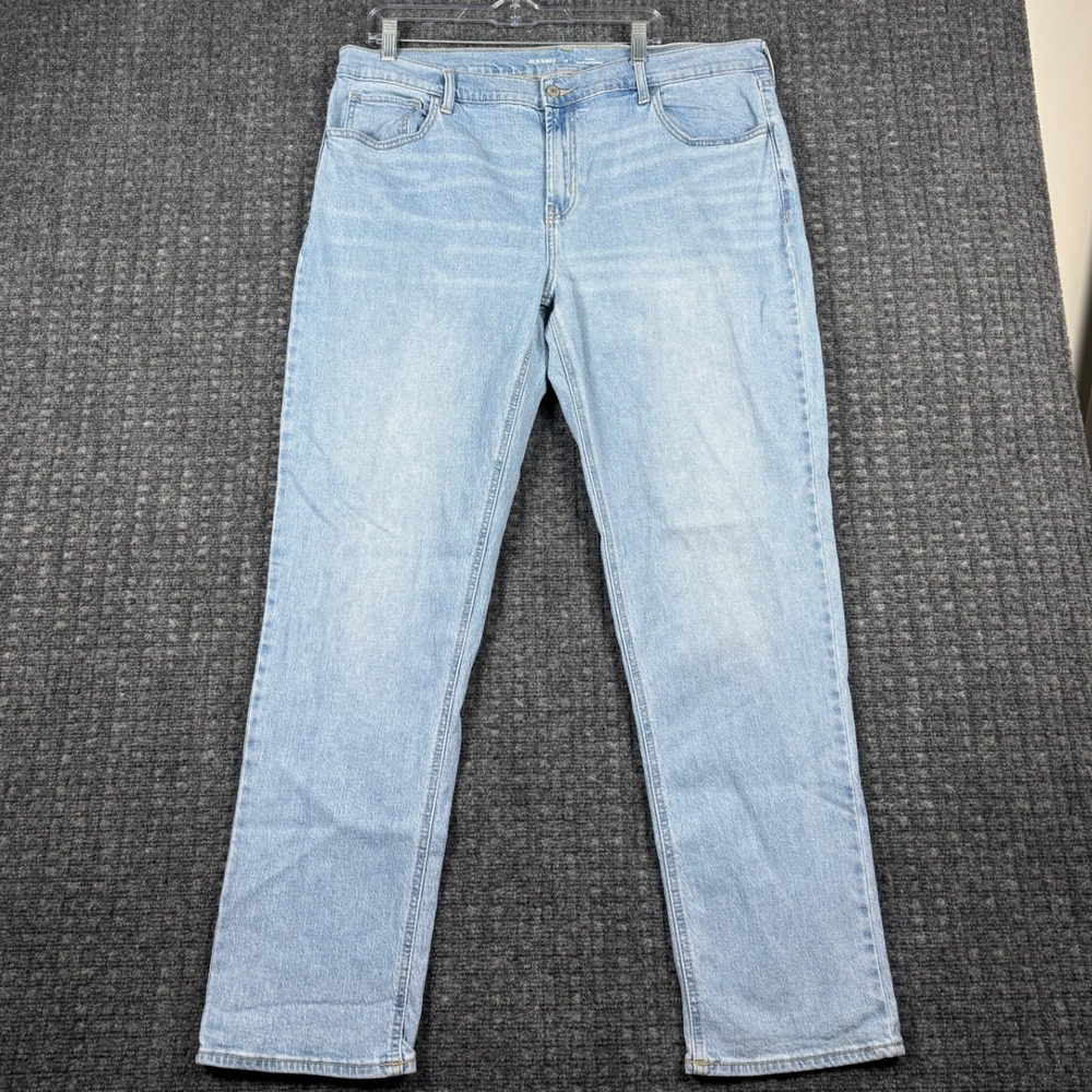 Old Navy Wow Boyfriend Mid Rise Light Wash Blue Denim Jeans Size 16
